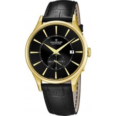 CANDINO Gold Black Leather Strap C4559/4